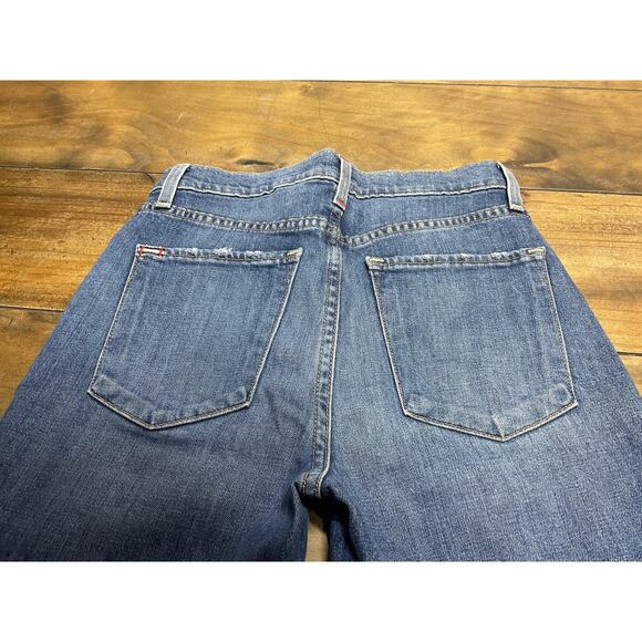 Alice Olivia AO.LA Jeans Size 26 Blue You Look Good Denim Split Ankle - Picture 7 of 10
